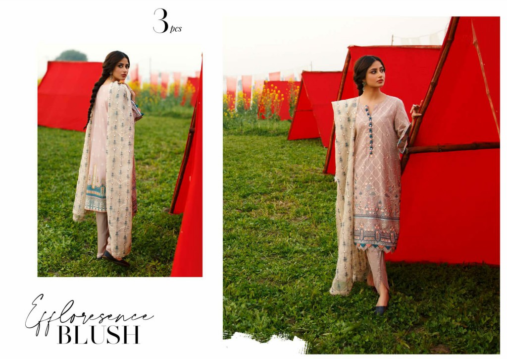 Tabeer Cross Stitch Unstitched Premium Lawn Collection 2021