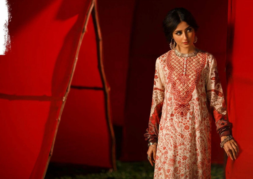 Tabeer Cross Stitch Unstitched Premium Lawn Collection 2021