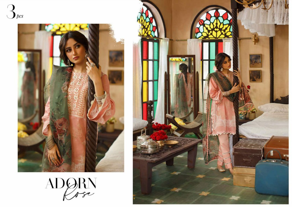 Tabeer Cross Stitch Unstitched Premium Lawn Collection 2021