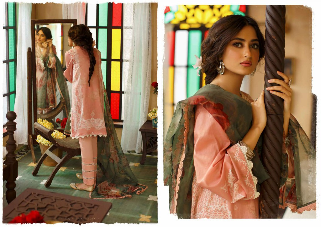 Tabeer Cross Stitch Unstitched Premium Lawn Collection 2021