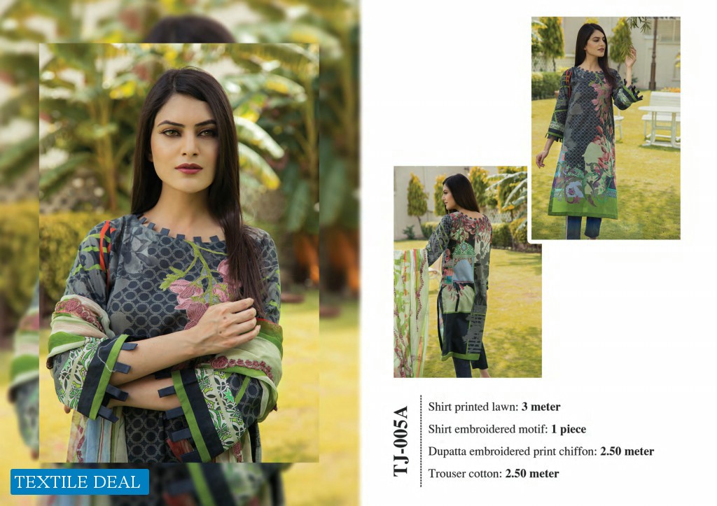 Taranjan Digital Printed Embroidery 2019 Summer Wholesale Pakistani Suits