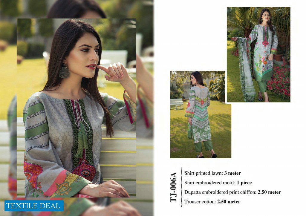 Taranjan Digital Printed Embroidery 2019 Summer Wholesale Pakistani Suits