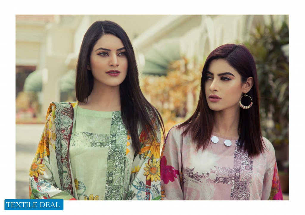 Taranjan Digital Printed Embroidery 2019 Summer Wholesale Pakistani Suits