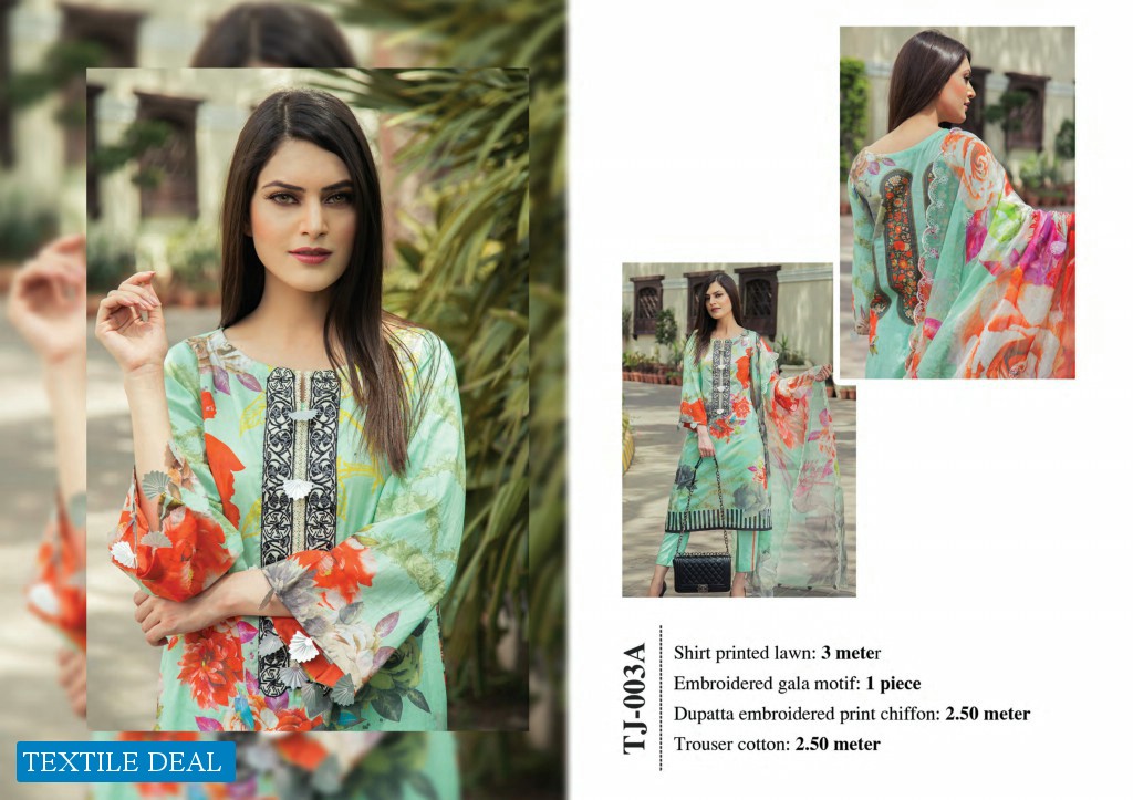 Taranjan Digital Printed Embroidery 2019 Summer Wholesale Pakistani Suits