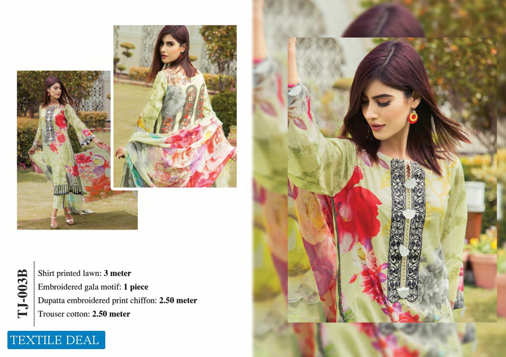 Taranjan Digital Printed Embroidery 2019 Summer Wholesale Pakistani Suits