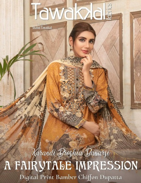 Tawakkal A Fairytale Impression Wholesale Pakistani Concept Dress Material