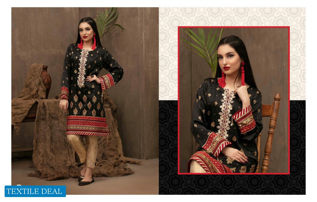 Tawakkal Amour Fancy Embroidered With Hand Work Pakistani Ready Made Kurtis
