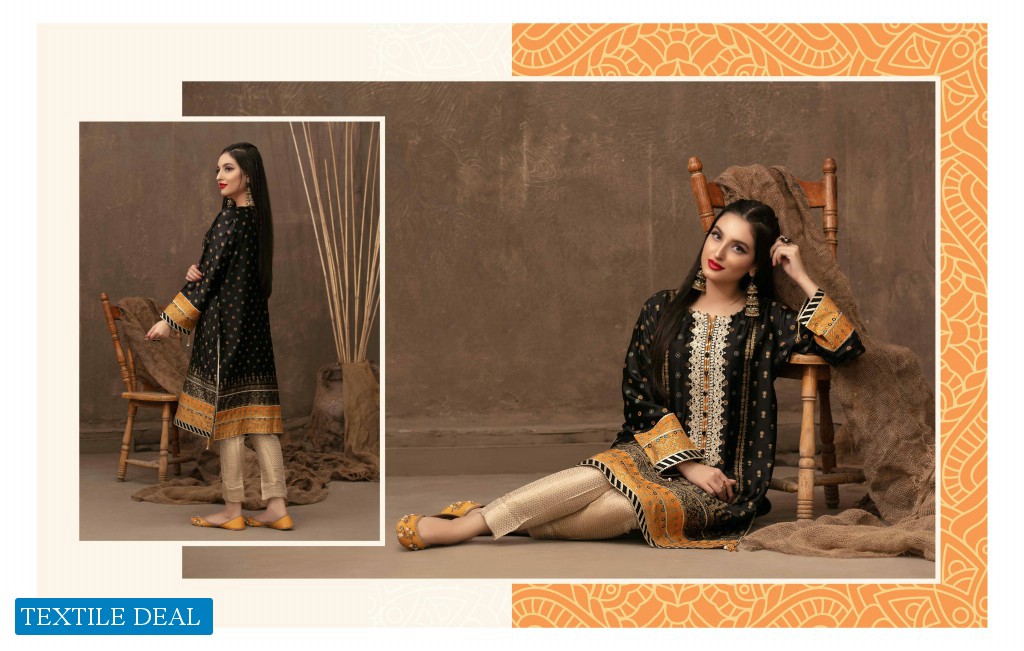 Tawakkal Amour Fancy Embroidered With Hand Work Pakistani Ready Made Kurtis