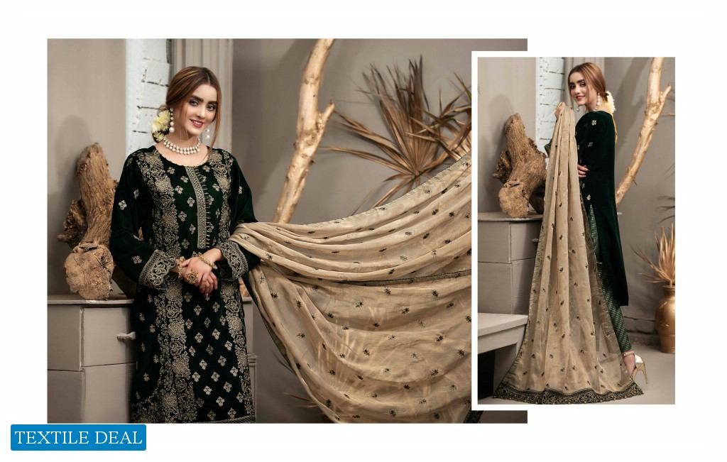 Tawakkal An Epitome Grace Banarasi Pant Fancy Dupatta Pakistani Dress Catalog