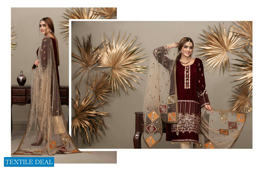 Tawakkal An Epitome Grace Banarasi Pant Fancy Dupatta Pakistani Dress Catalog