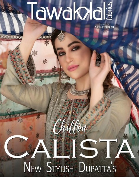 Tawakkal Calista Wholesale Fancy Dupatta Salwar Kameez