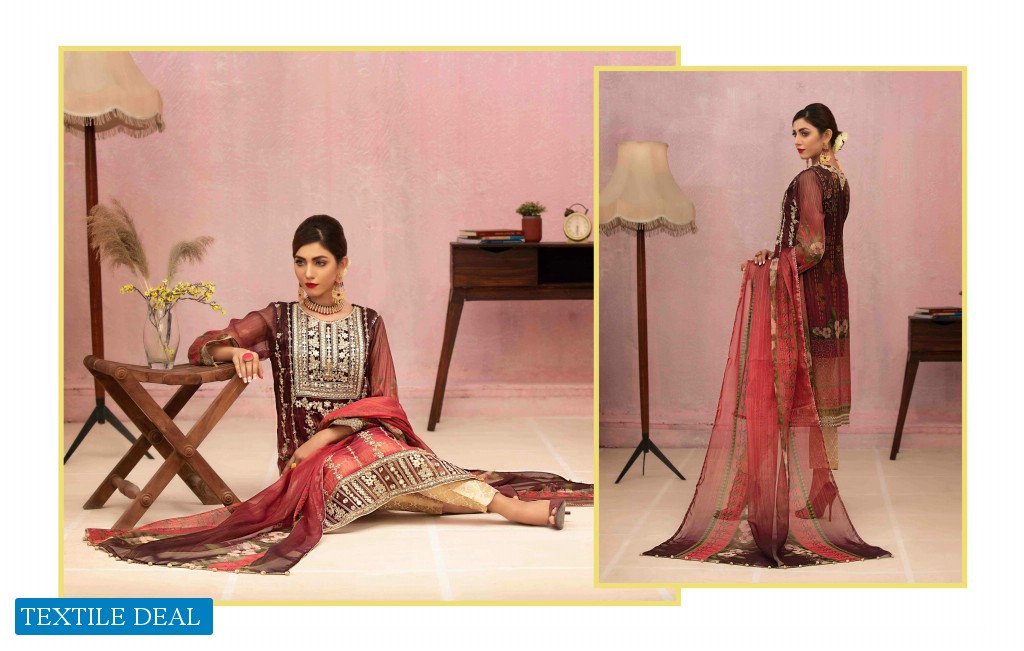 Tawakkal Caria Shaded masuri Digital Pakistani Salwar Kameez