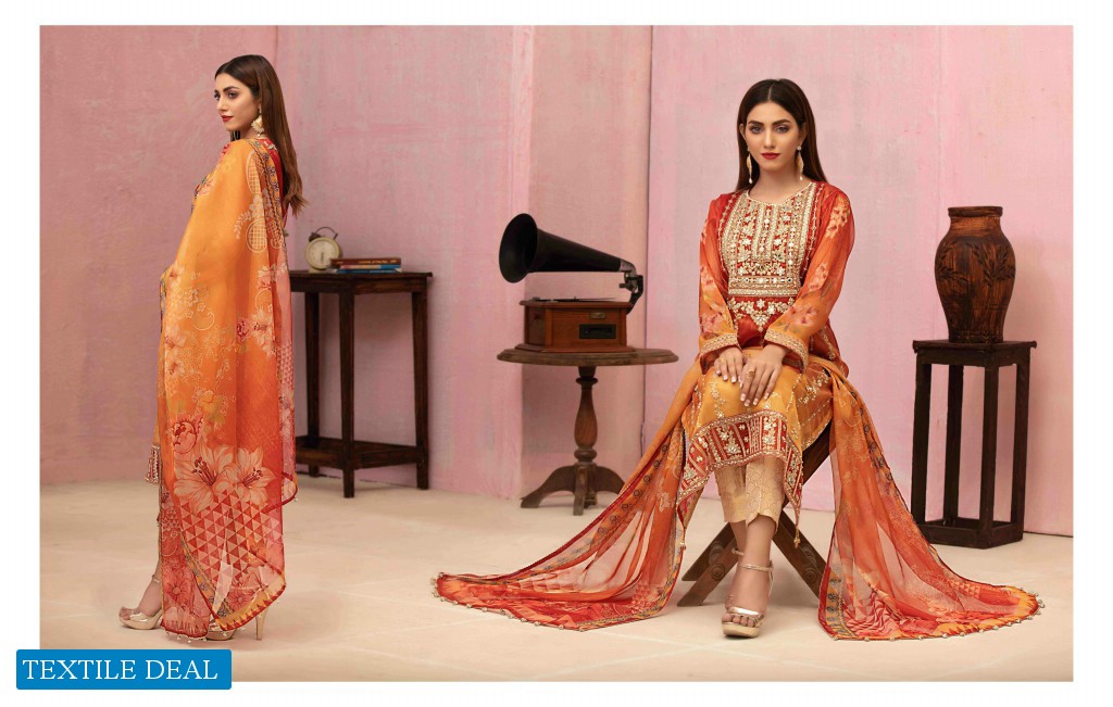 Tawakkal Caria Shaded masuri Digital Pakistani Salwar Kameez