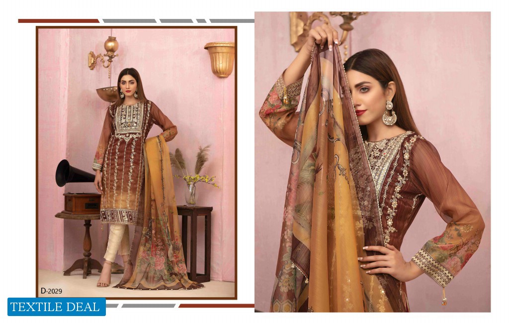 Tawakkal Caria Shaded masuri Digital Pakistani Salwar Kameez