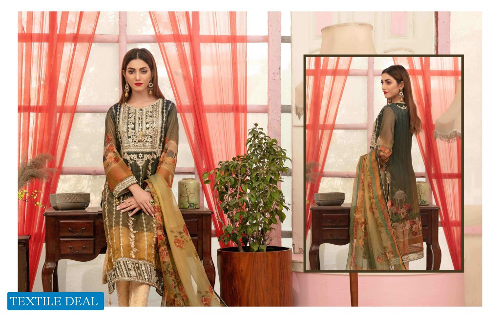 Tawakkal Caria Shaded masuri Digital Pakistani Salwar Kameez