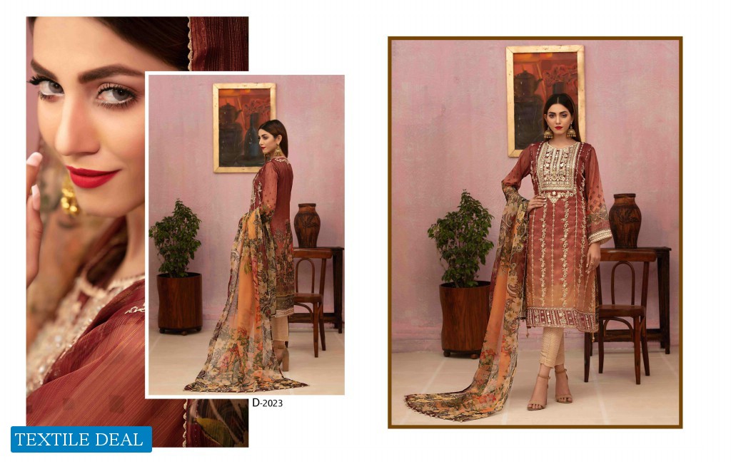 Tawakkal Caria Shaded masuri Digital Pakistani Salwar Kameez