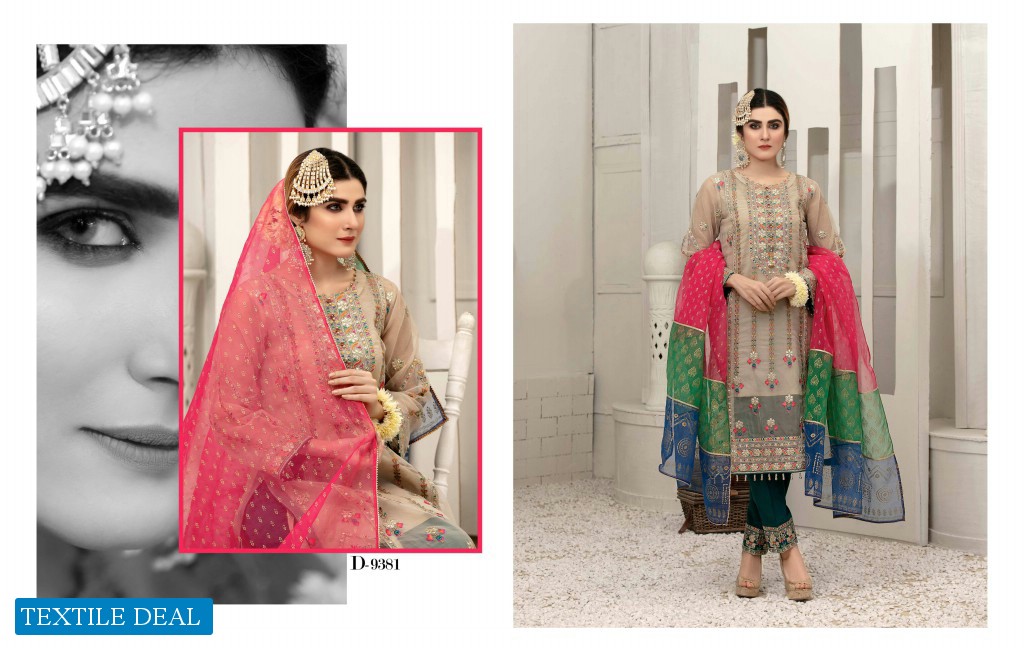 Tawakkal Clarion Fancy Dupatta Viscose Shalwar Wholesale Pakistani Suits