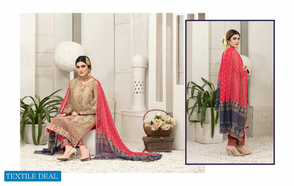 Tawakkal Clarion Fancy Dupatta Viscose Shalwar Wholesale Pakistani Suits