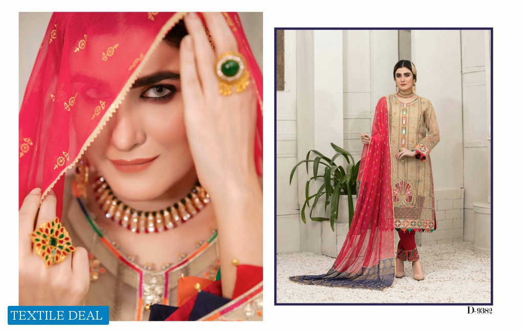 Tawakkal Clarion Fancy Dupatta Viscose Shalwar Wholesale Pakistani Suits