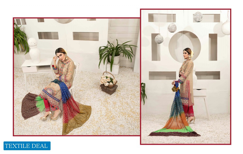 Tawakkal Clarion Fancy Dupatta Viscose Shalwar Wholesale Pakistani Suits