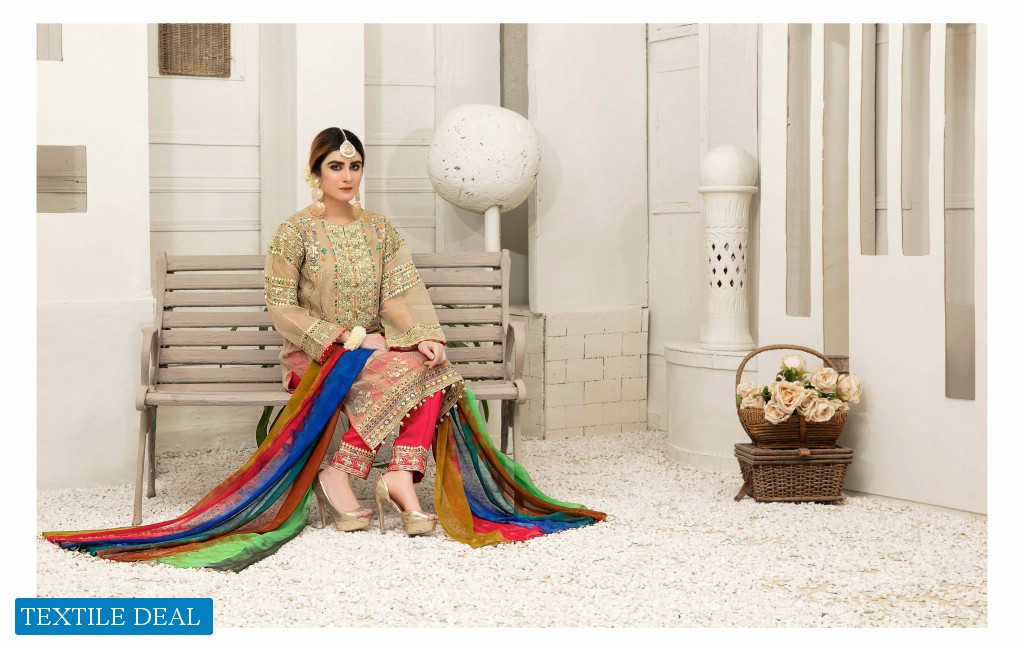 Tawakkal Clarion Fancy Dupatta Viscose Shalwar Wholesale Pakistani Suits