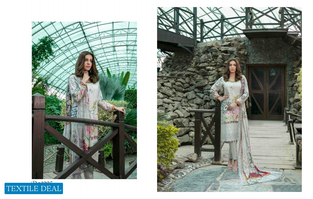 Tawakkal Dulcinea Wholesale Lawn Schiffli Digital print Pakistani Dress