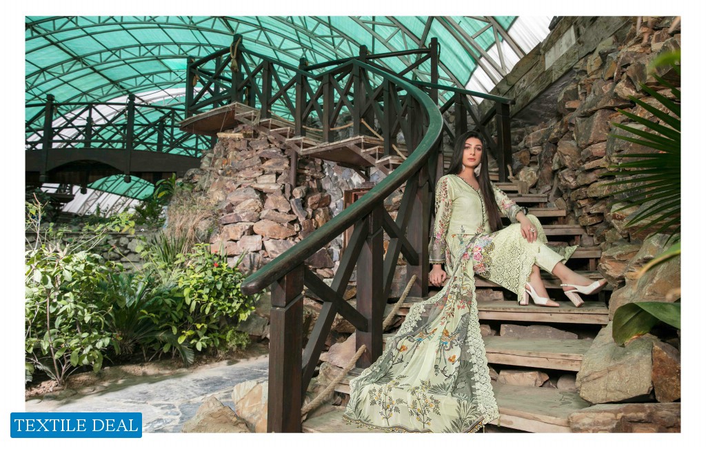 Tawakkal Dulcinea Wholesale Lawn Schiffli Digital print Pakistani Dress