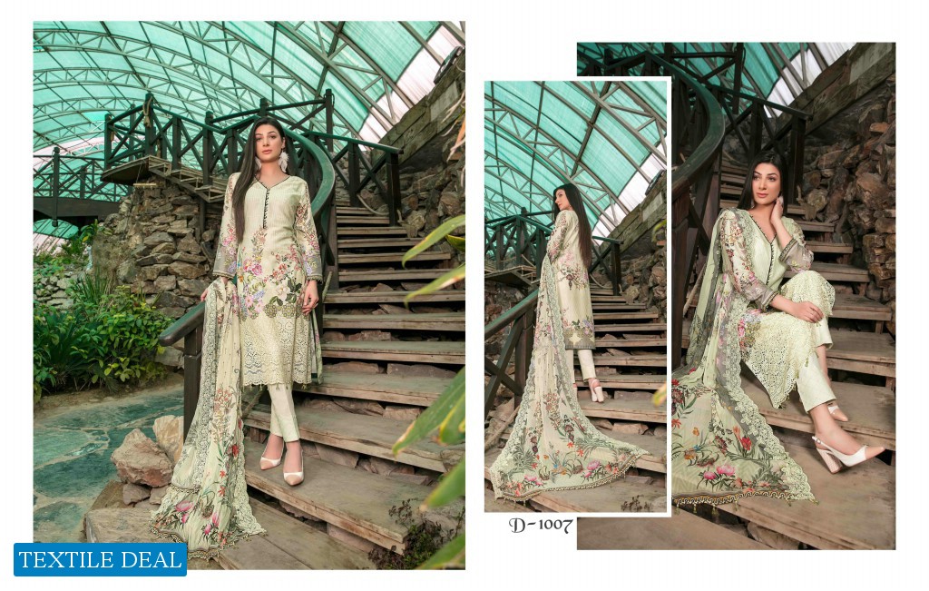 Tawakkal Dulcinea Wholesale Lawn Schiffli Digital print Pakistani Dress