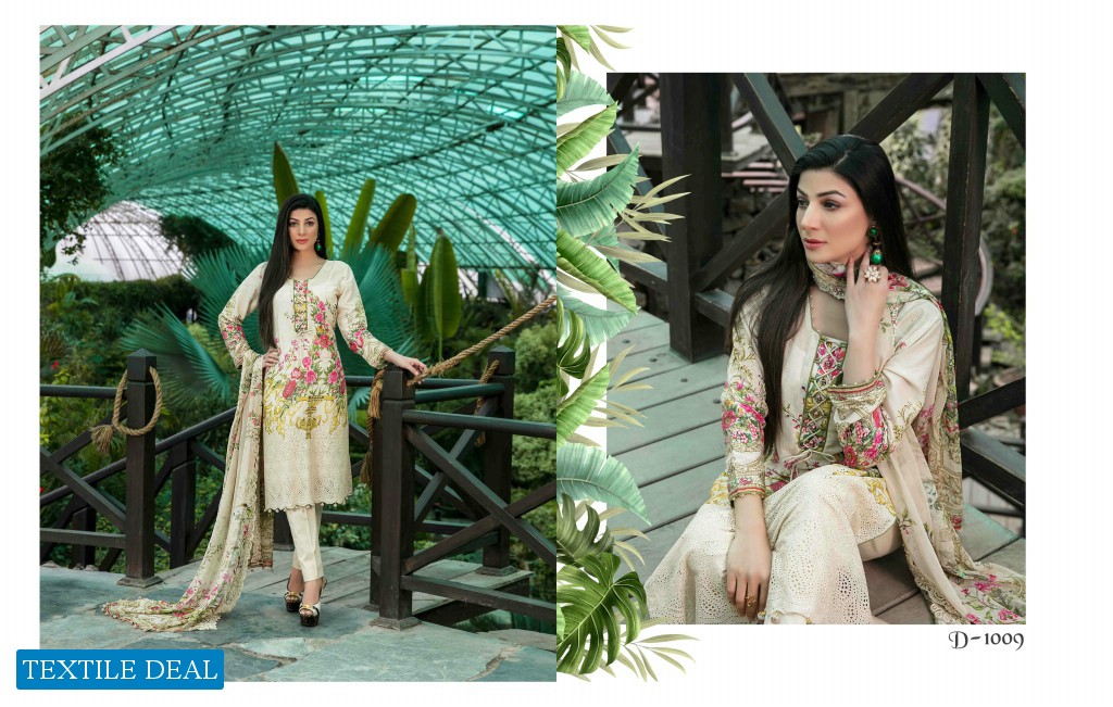 Tawakkal Dulcinea Wholesale Lawn Schiffli Digital print Pakistani Dress