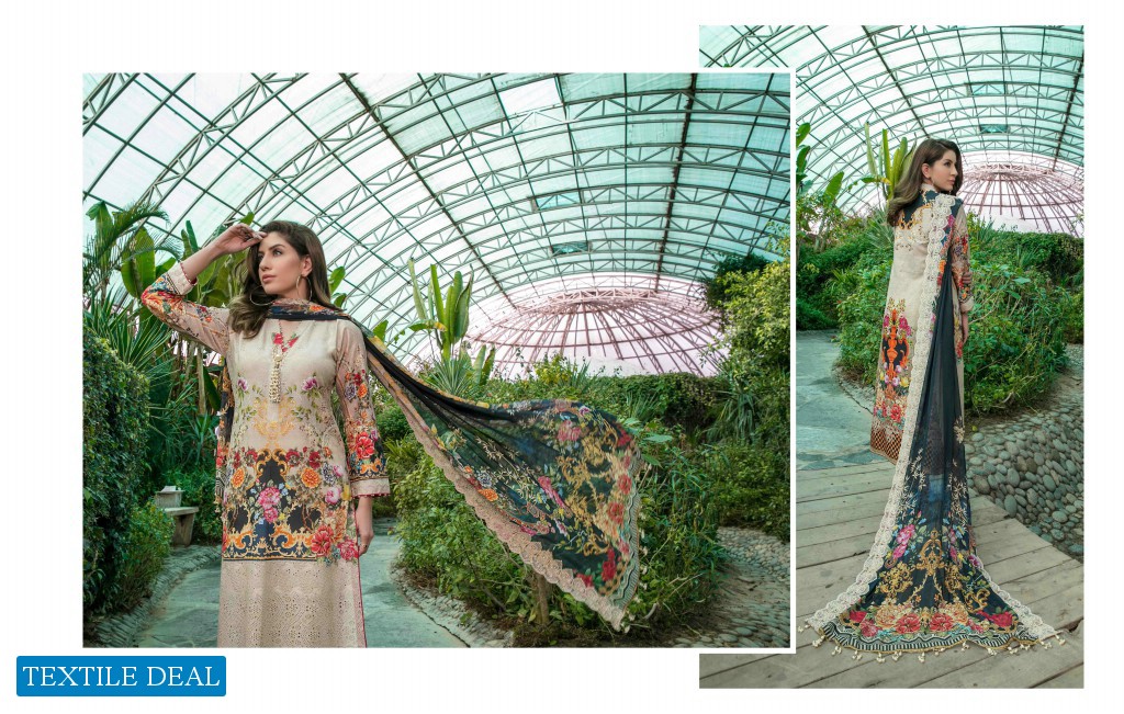 Tawakkal Dulcinea Wholesale Lawn Schiffli Digital print Pakistani Dress