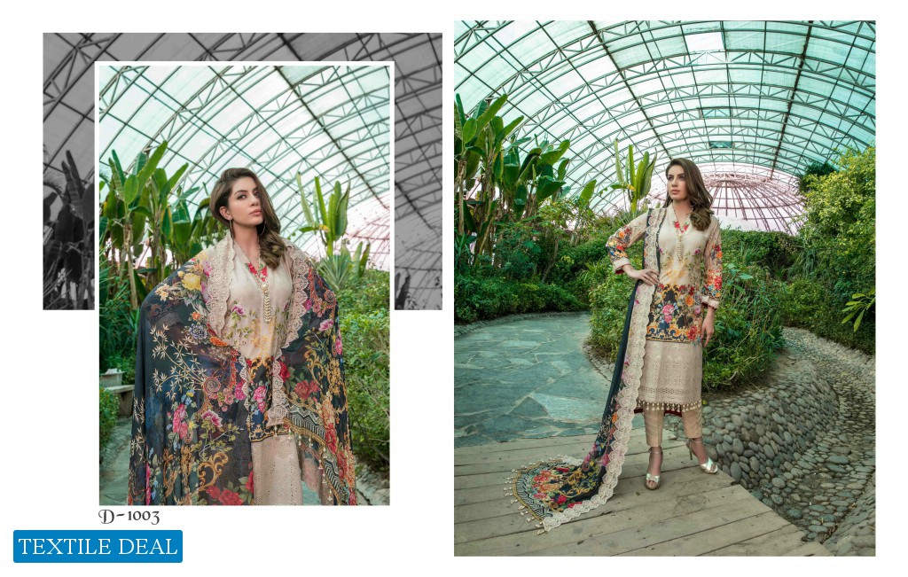 Tawakkal Dulcinea Wholesale Lawn Schiffli Digital print Pakistani Dress