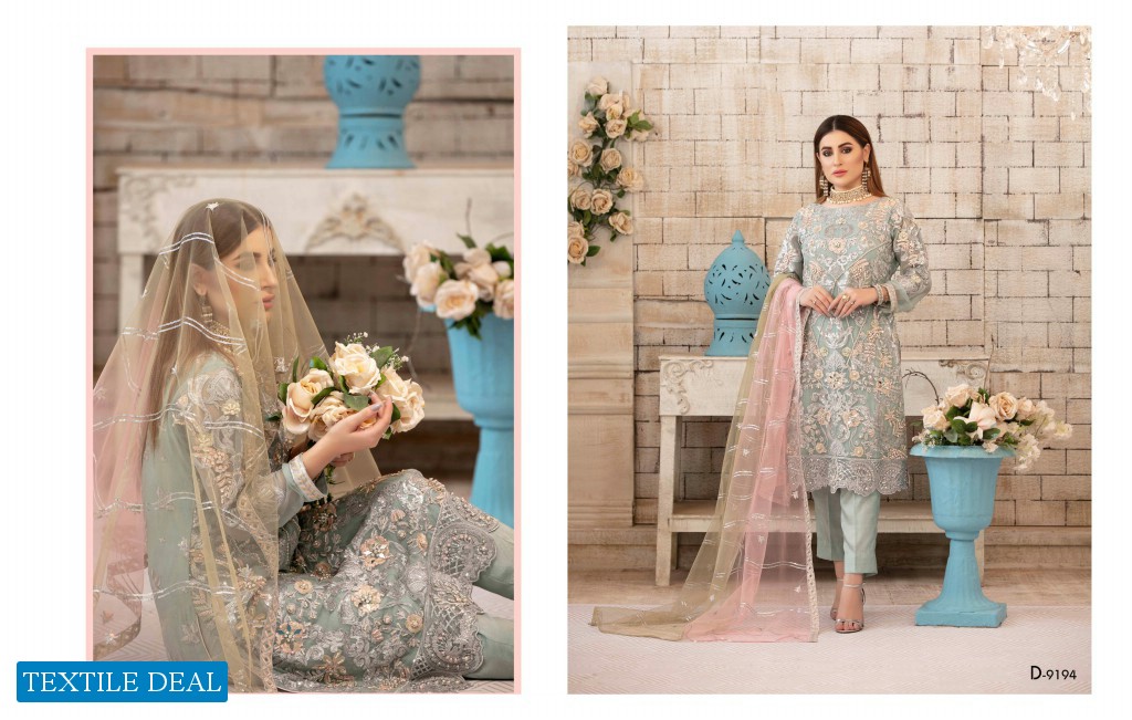 Tawakkal Eirene Chiffon Luxury Wholesale branded Pakistani Salwar Kameez