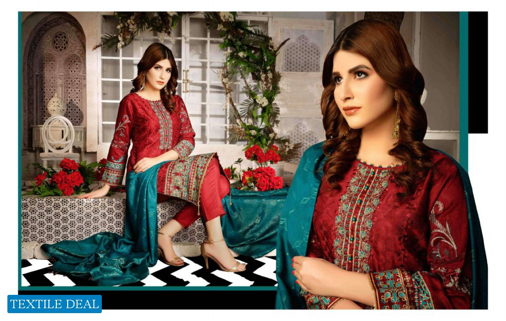 Tawakkal Exotic Viscose Wholesale Pakistani Embroidered Suits