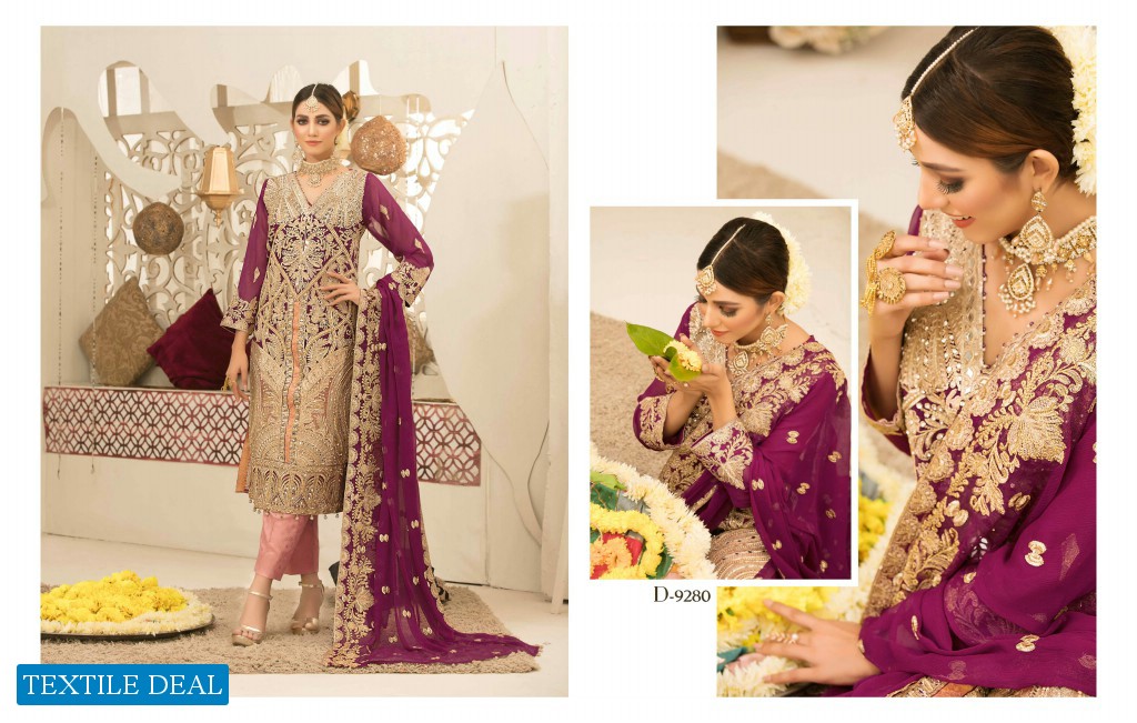 Tawakkal Florencia Premium Chiffon Collection Wholesale Pakistani Catalog