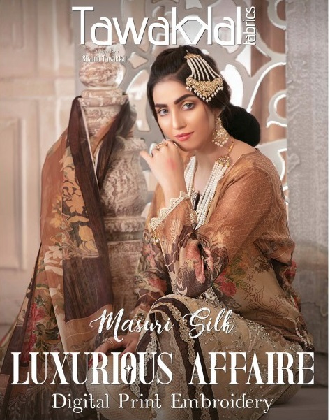 Tawakkal Luxurious Affaire Masuri Silk Original Pakistani Salwar Kameez