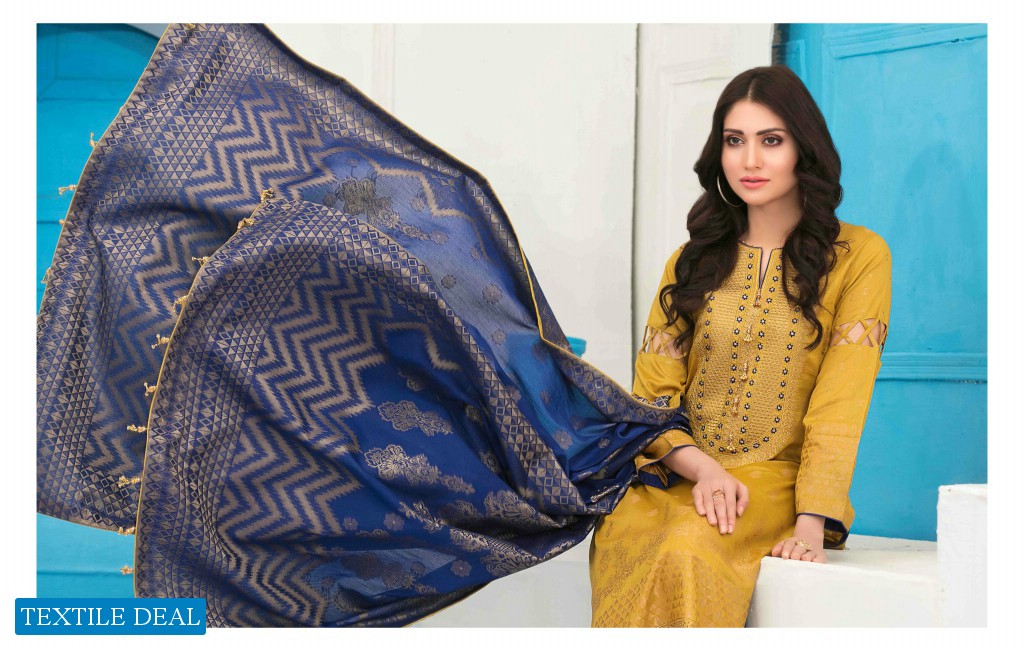 Tawakkal Luxuriously Gold Wholesale Real Pakistani Dress