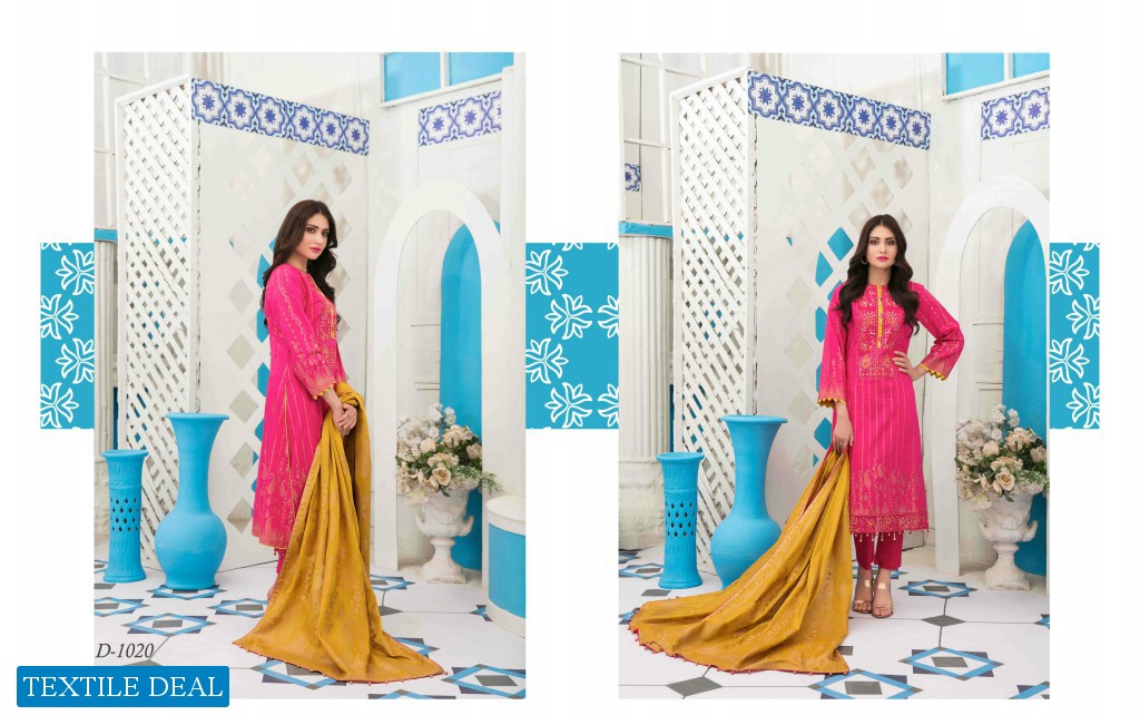 Tawakkal Luxuriously Gold Wholesale Real Pakistani Dress