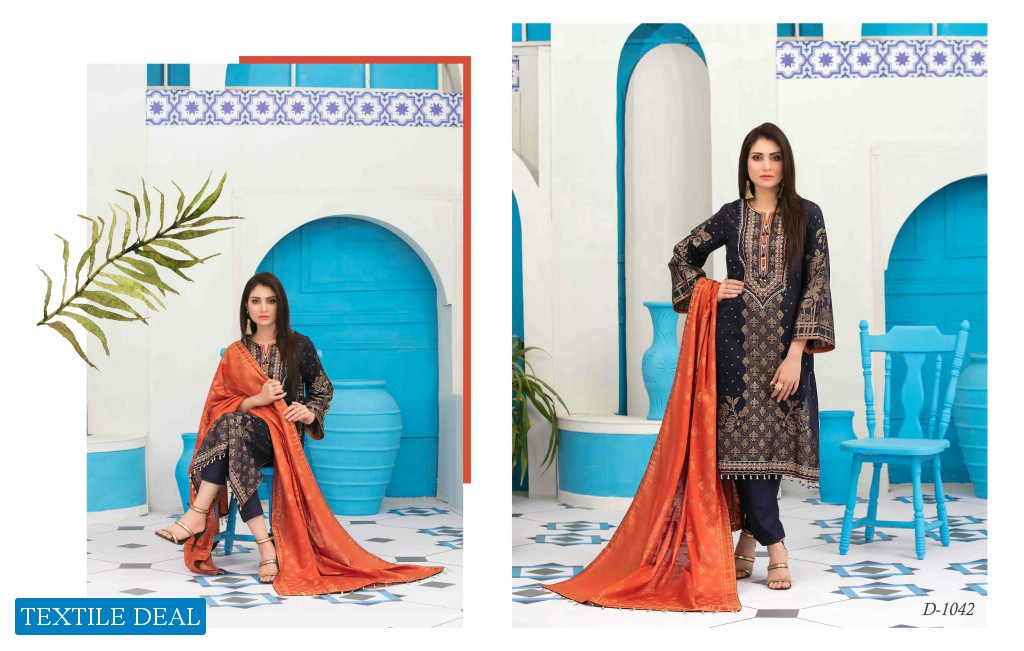 Tawakkal Luxuriously Gold Wholesale Real Pakistani Dress