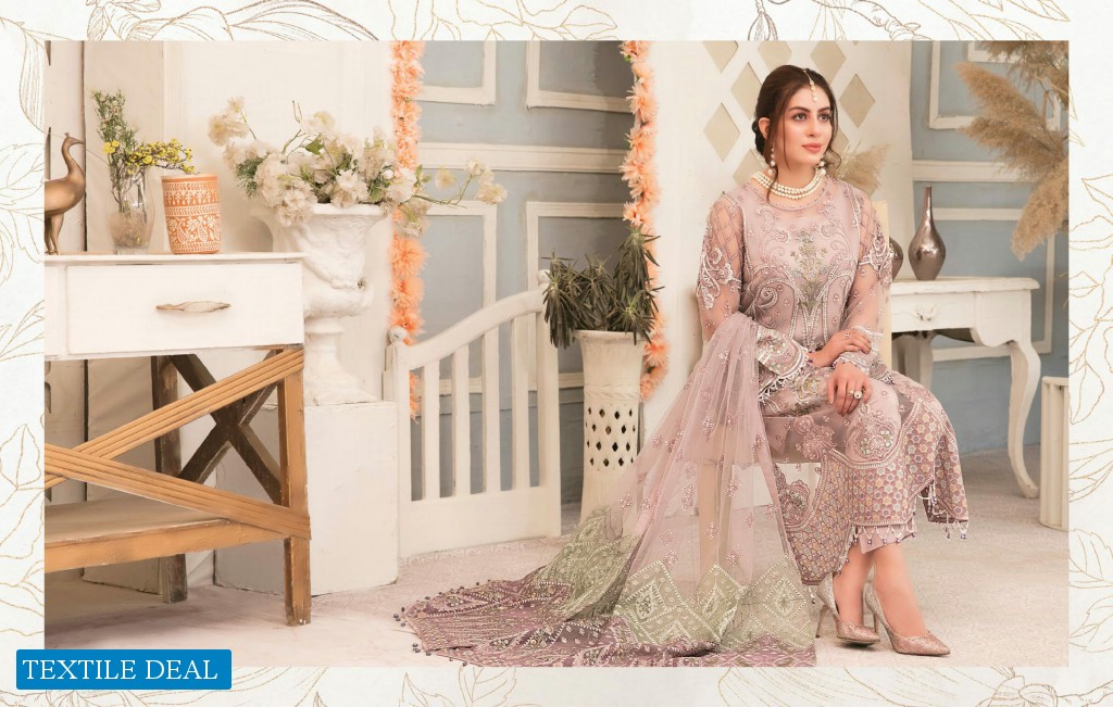 Tawakkal Que Sera Wholesale Fancy Embroidery Chiffon Pakistani Catalog