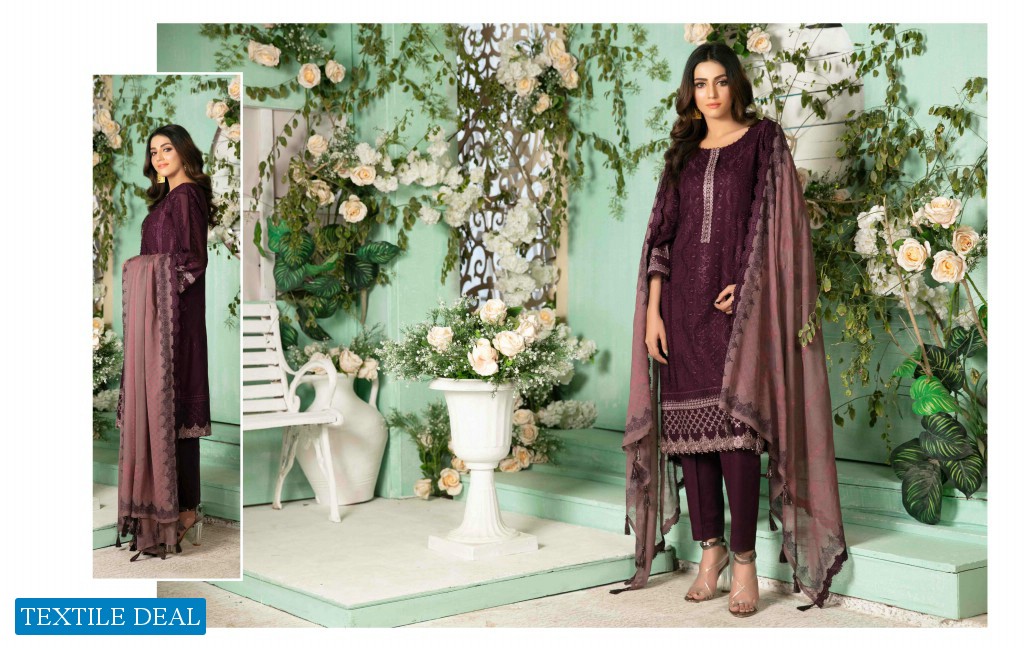 Tawakkal REGAL CHARM EMBROIDERED SWISS LAWN EDITION