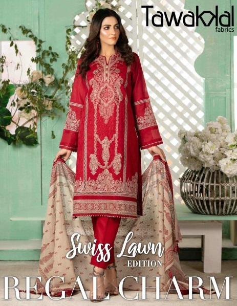 Tawakkal REGAL CHARM EMBROIDERED SWISS LAWN EDITION