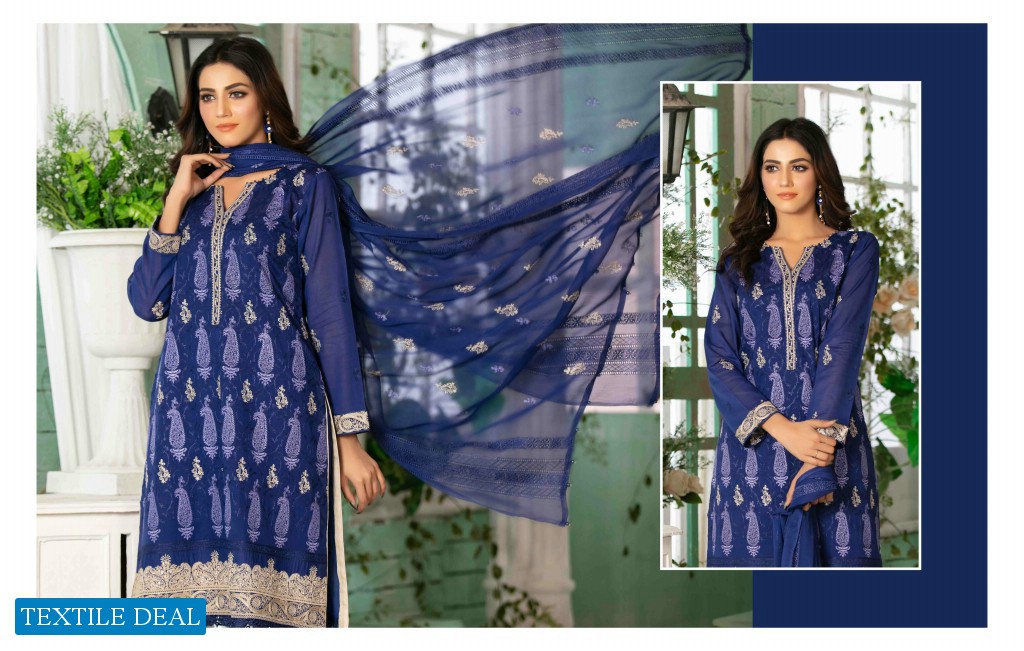 Tawakkal Regal Charm Wholesale Embroidered Pakistani Collection