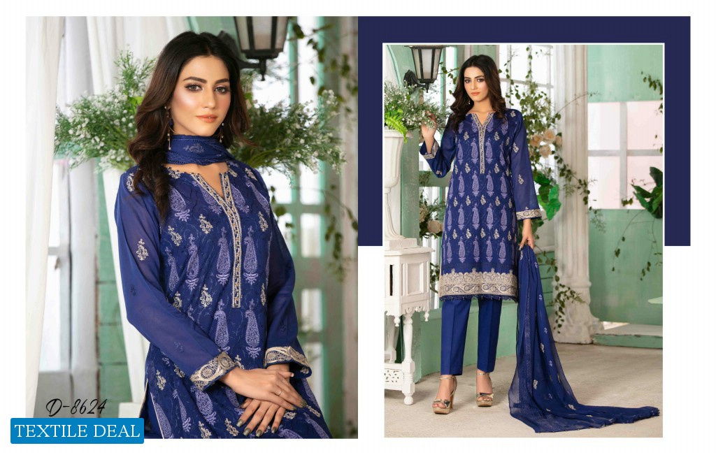Tawakkal Regal Charm Wholesale Embroidered Pakistani Collection