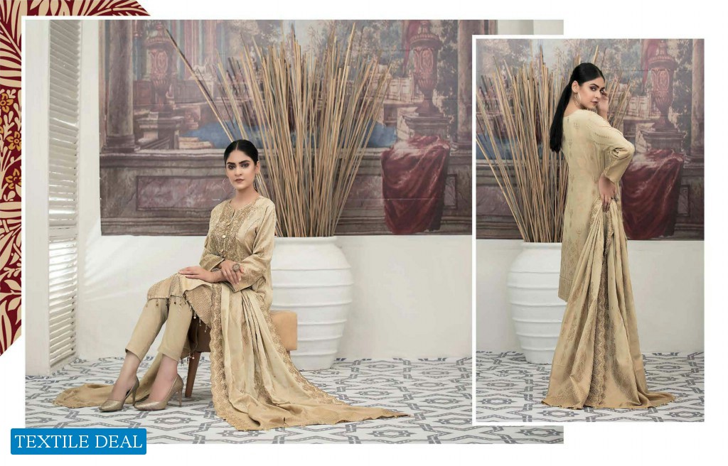 Tawakkal Salijaan Wholesale Original Lawn Broshia Banarasi With Embroidery Dress