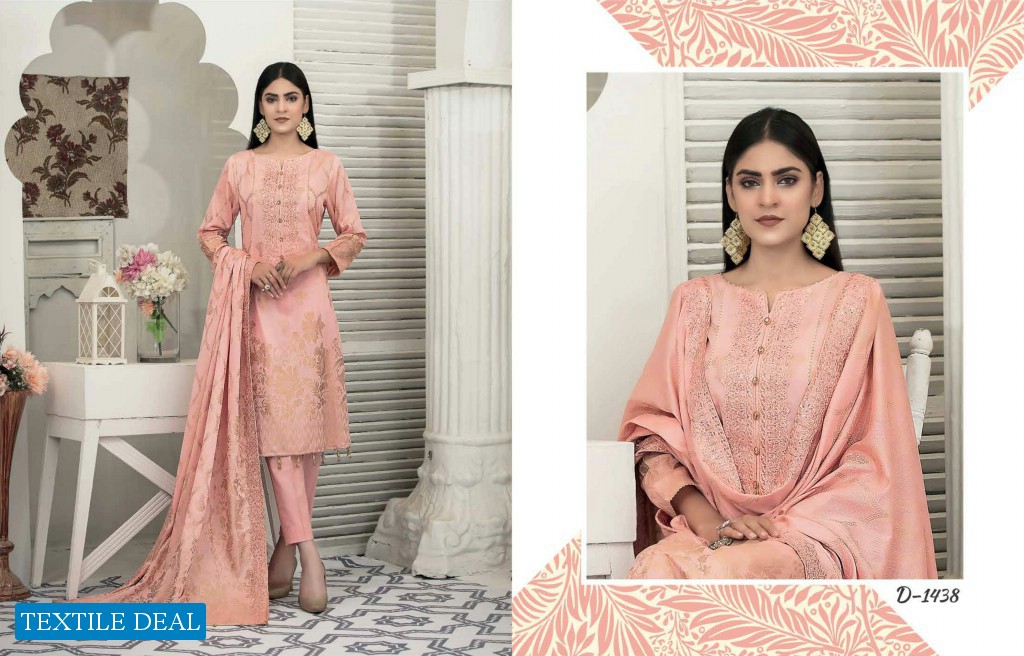 Tawakkal Salijaan Wholesale Original Lawn Broshia Banarasi With Embroidery Dress