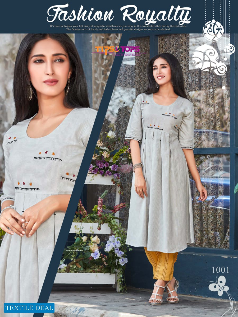 Tips Tops Madina Vol-2 Wholesale Kurti With Pant