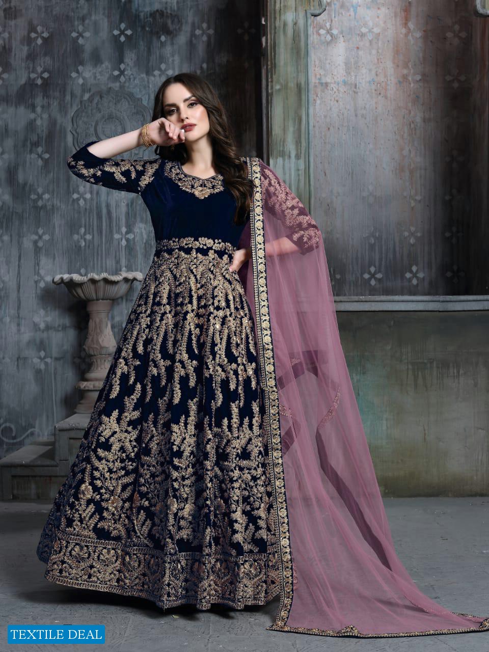 Twisha 1601 Colour Wholesale Anarkali Salwar Suits