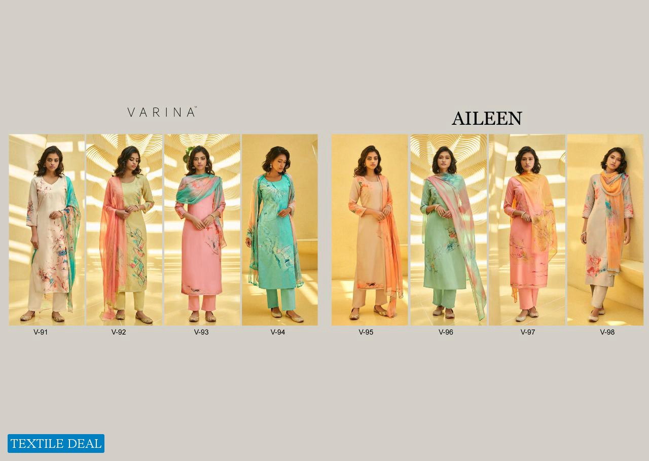 VARINA AILEEN COTTON SATIN WITH HAND WORK SALWAR KAMEEZ FOR WOMEN