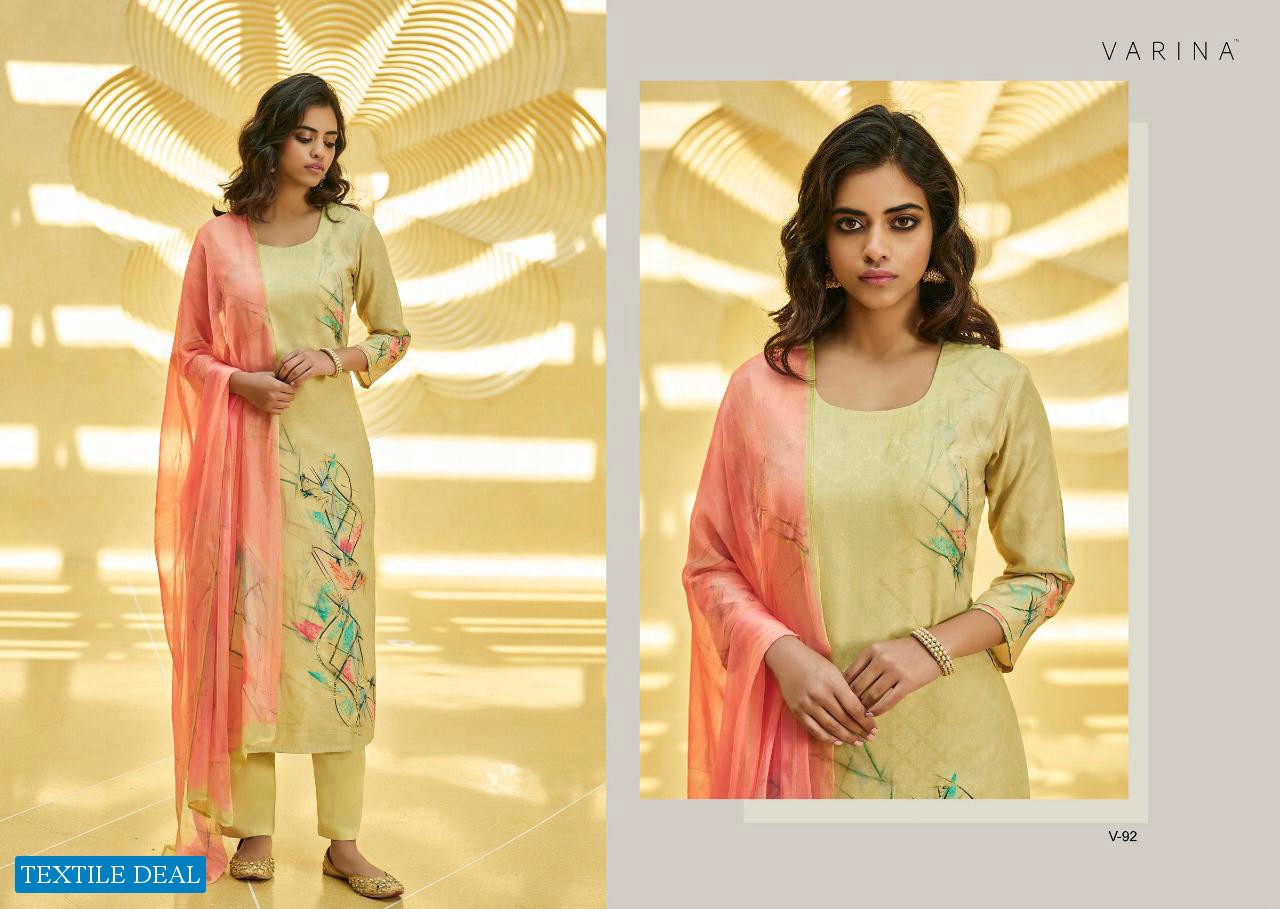 VARINA AILEEN COTTON SATIN WITH HAND WORK SALWAR KAMEEZ FOR WOMEN