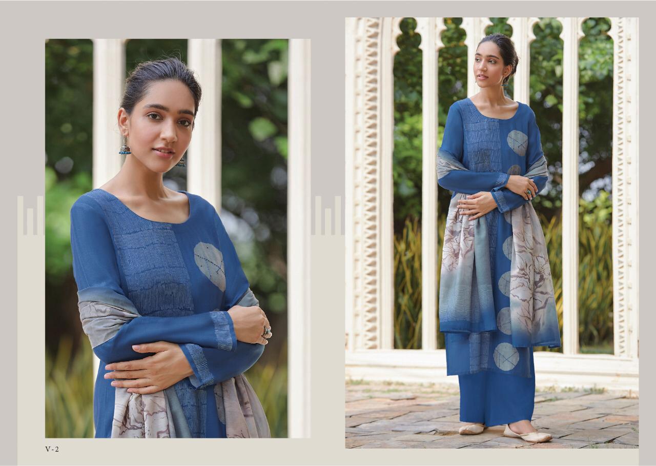 VARINA PRESENT FERN BY OMTEX PASHMINA BEAUTIFUL SUITS WHOLESALER